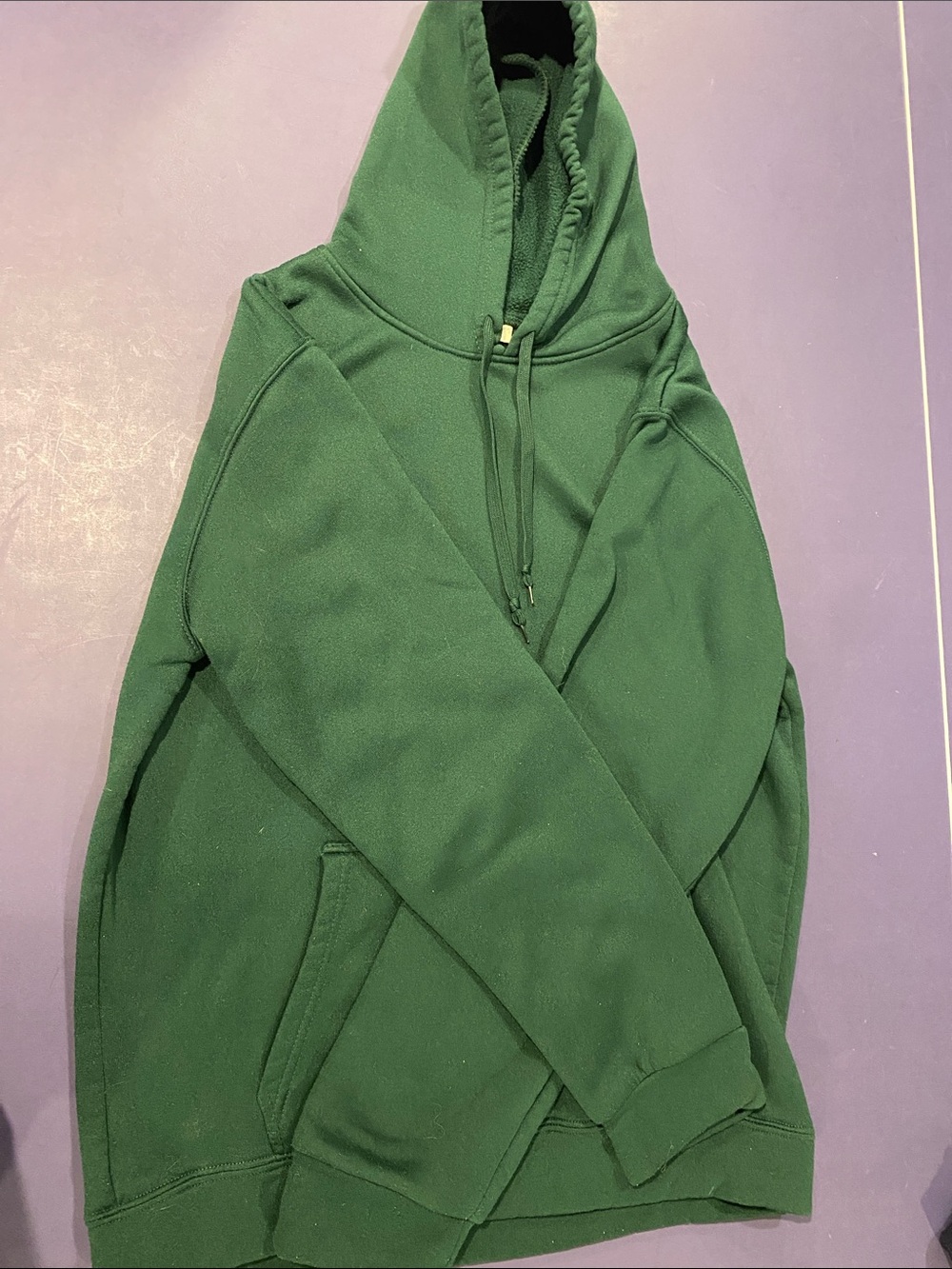 Men's Green Pullover Hoodie Sweatshirt
